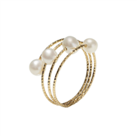 Ringe Magic Wire Dame Galassie in Gelbgold Perla 02-A-GPB-01 - 02-A-GPB-01-16